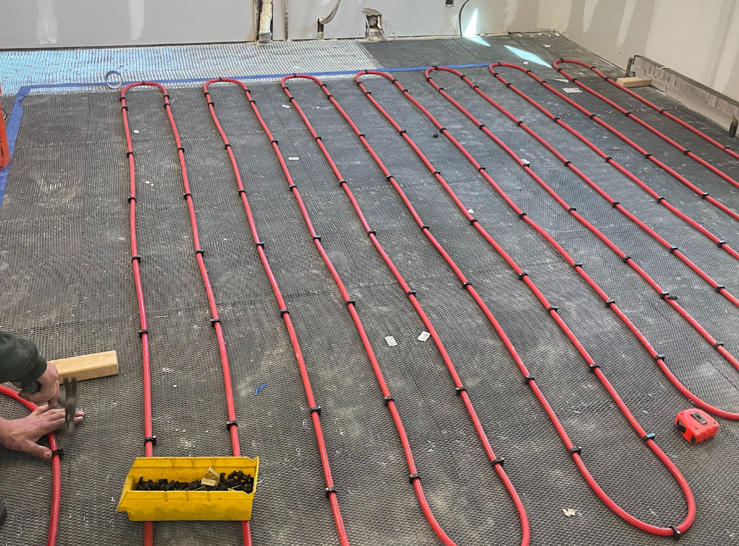 Radiant Floor Heating For a Kitchen