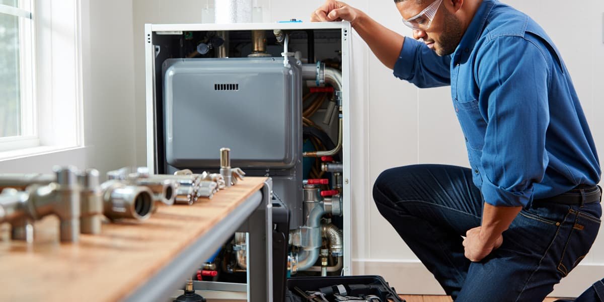 gas boiler installation