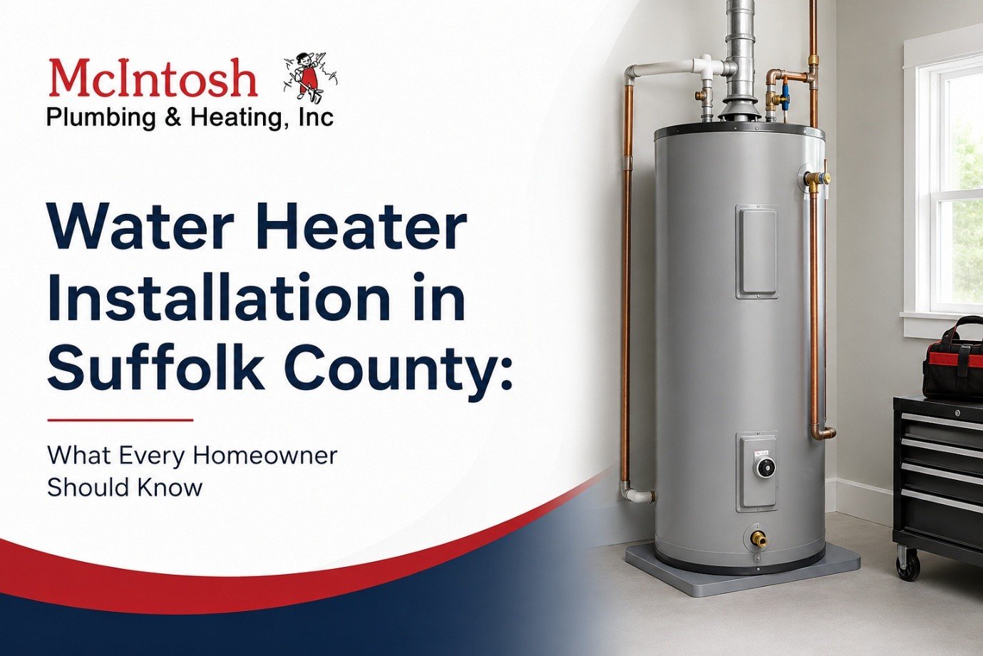 Blog water heater installation in Suffolk County